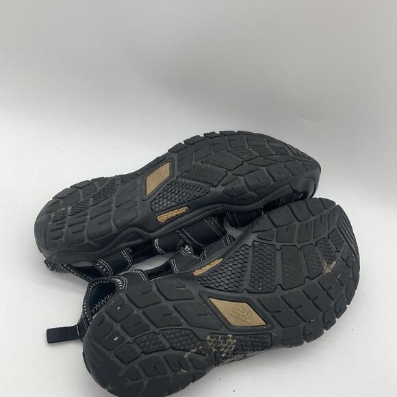 Mens Size 11 Sketchers Tresman Outseen Slip-On Canvas Fisherman Black Sandals - Picture 8 of 9